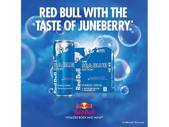 1CT Red Bull The Sea Blue Edition Juneberry 8.4oz