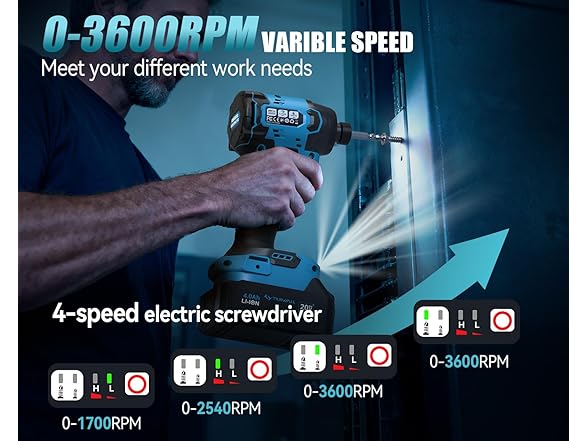 TILSWALL IW260 20V Cordless Impact Driver