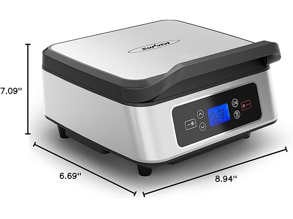 SUNVIVIPRO Electric Panini Press Sandwich Maker