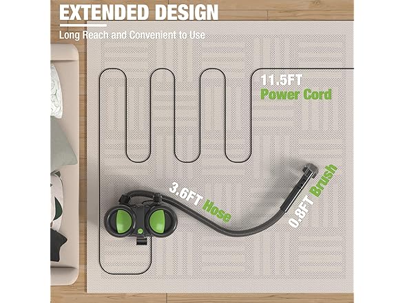 WORKPRO Portable Carpet Cleaner Eucalyptus