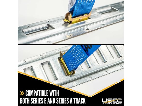 Us Cargo Control 2 x 20' Blue E-Track
