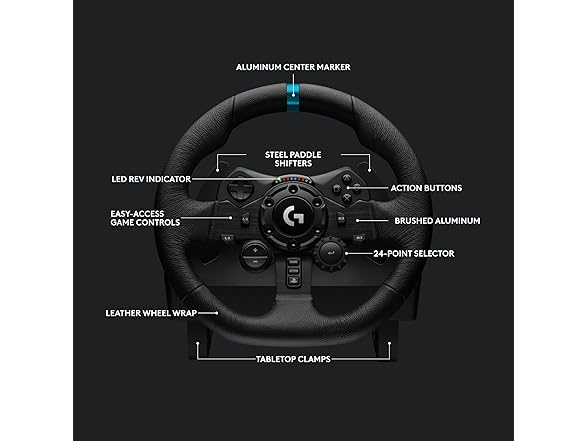 Logitech G923 Racing Wheel and Pedals