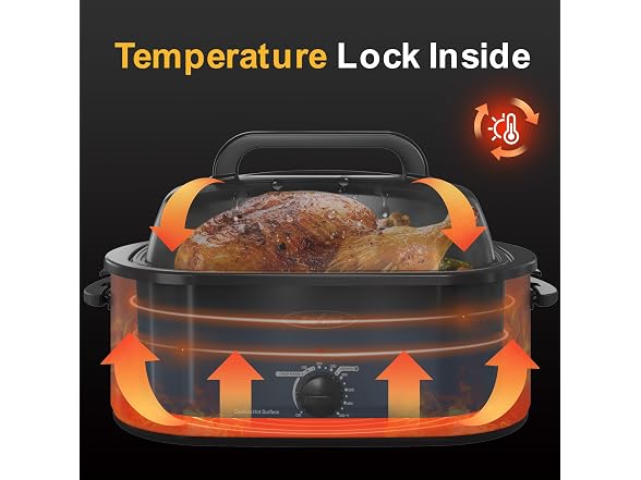 Sunvivi Electric Roaster Oven, 26 Qt