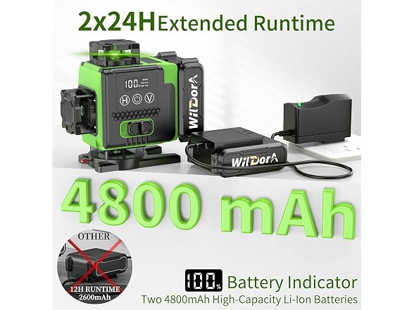 4D 16 Line Laser Level 360 w/ Tripod