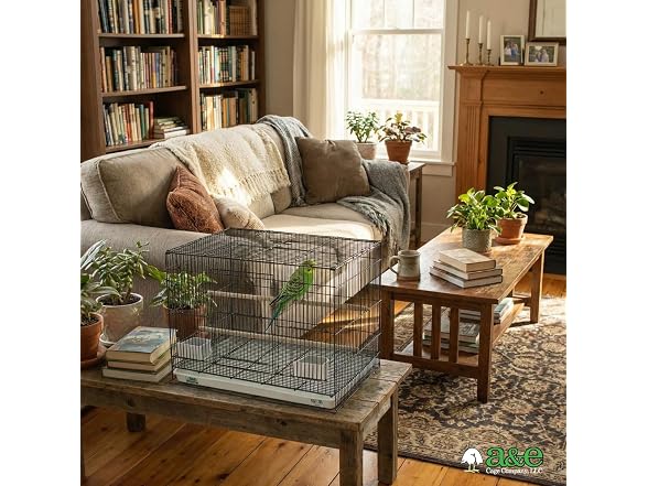 A&E Cage Co 503 Flight Cage 24"x16"x16" Small Bird