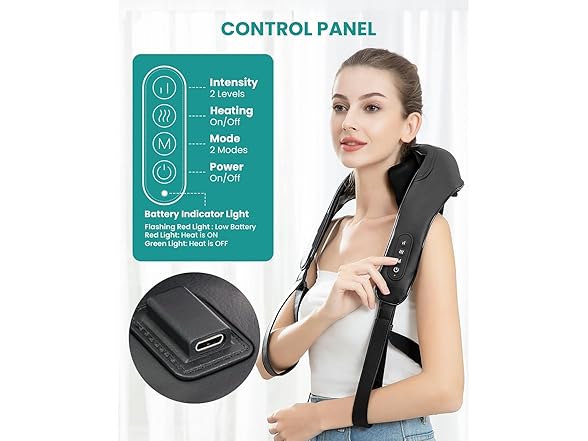 Nekteck Shiatsu Neck and Back Massager