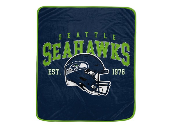 NFL Team Vintage Helmet Cozy Throw (50 x 60)