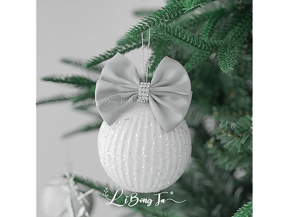 LiBongTa 3.5 Silver Bow Premade Bows