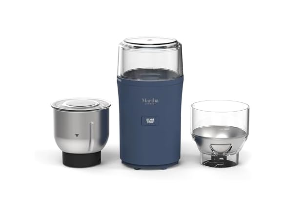 Martha Stewart Electric Coffee & Spice Grinder, Indigo Blue