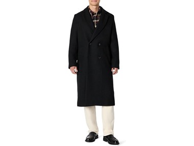 $24.99, Was $99.90, 74% Off! Amazon Essentials Mens Wool Blend Longline Coat dealfomo