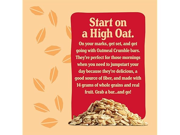 6CT Nature’s Bakery Oatmeal Crumble Bars, Strawaberry
