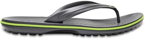 Crocs Crocband Unisex Flip Graphite/Volt Green Size M9W11