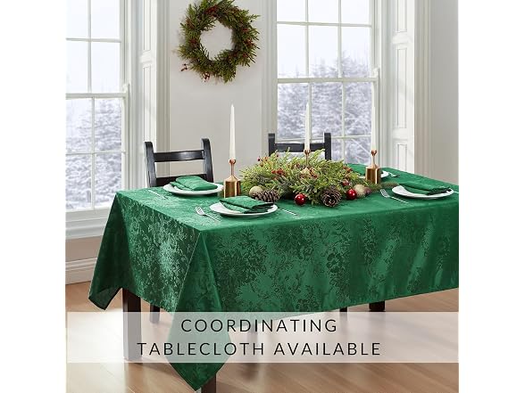 Threadmade Poinsettia Holiday Table Runner