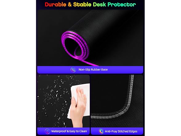 abc.mat Wireless Charging Mouse Pad