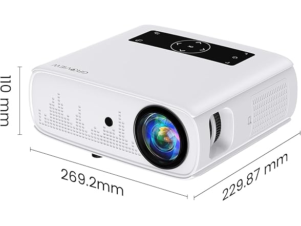 490ANSI Native 1080P WiFi Bluetooth Projector