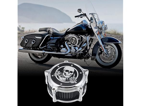 Skull Air Cleaner Kit for Harley Touring Street Glide