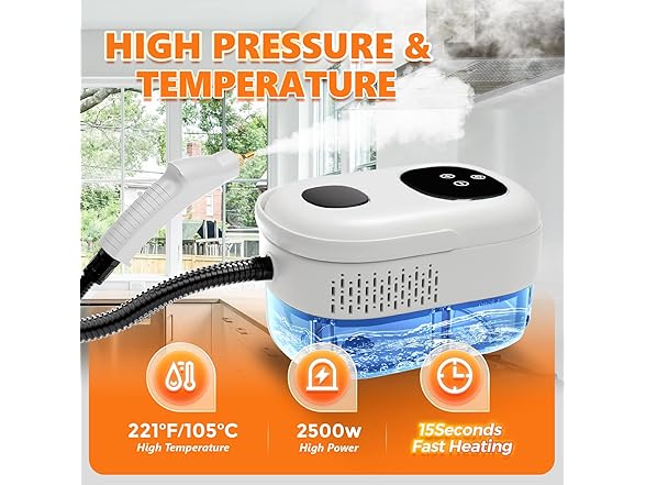 TwoOases Multipurpose Steam Cleaner
