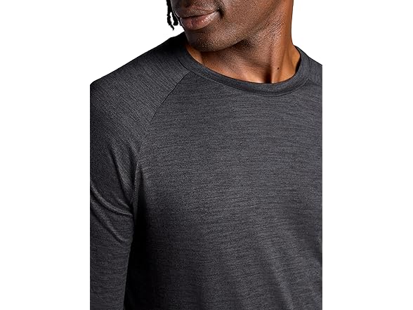 Gaiam Mens Everyday Basic LS Crewneck Top