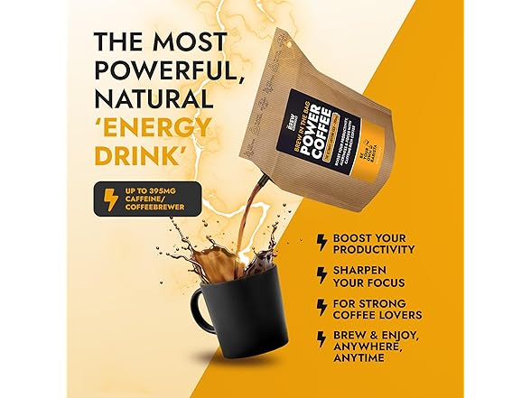 Extra Strong Highly Caffeinated Ground Coffee