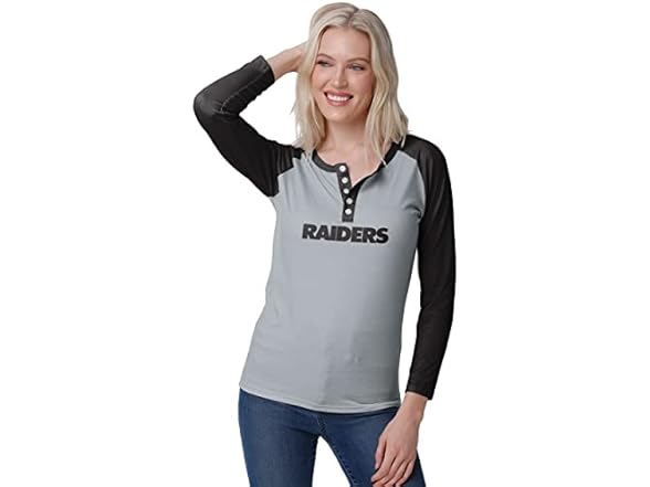 FOCO Raiders Henley (XL)