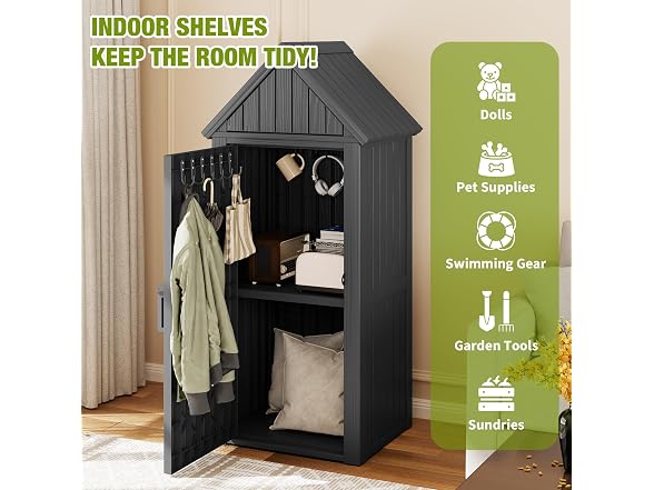 WTFGO Vertical Outdoor Storage Shed - Gallery 5