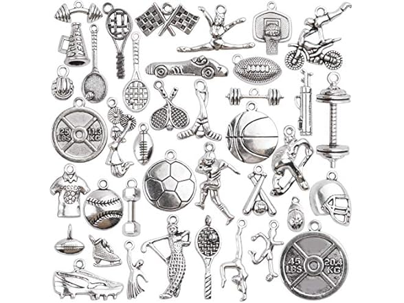 Hendevl Ball Sports Theme Charms