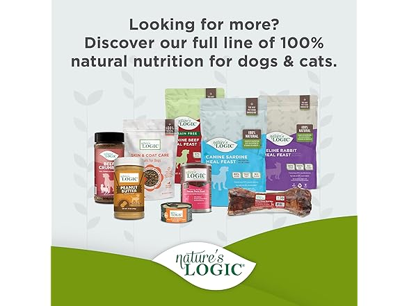 NATURE'S LOGIC 100% Natural Pine Pellet Litter