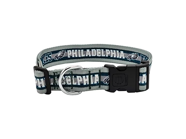 NFL PET Collar Philadelphia Eagles Dog Collar, X-Large Football Team Collar for Dogs & Cats. A Shiny & Colorful Cat Collar & Dog Collar Licensed by The NFL