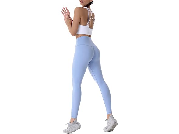 Sunzel Womens Leggings 28in L Light Blue