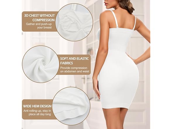 Joyshaper (XL) Strapless Shapewear Slip Dress