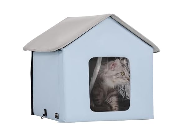 VEVOR Heated Cat House, Outdoor Kitty