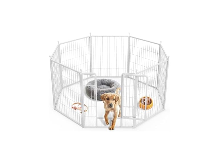 Simple Deluxe Dog Playpen Indoor Outdoor, 24" H, 8 Panels - Gallery 19