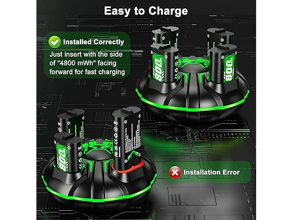 Xbox Controller Rechargeable Battery 4-Pack