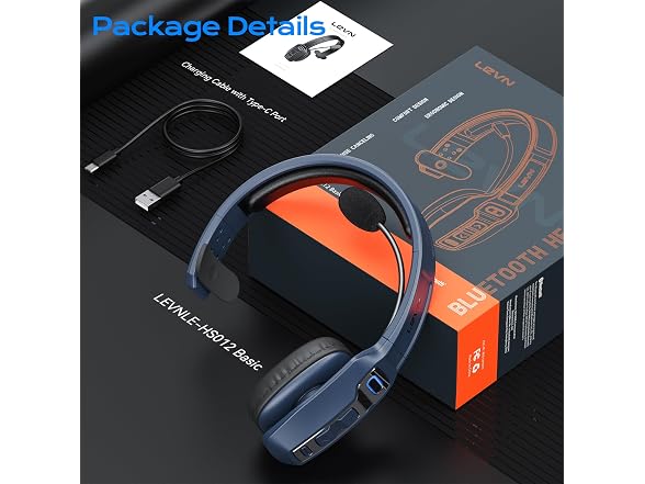 LEVN Trucker Bluetooth Headset AI Noise