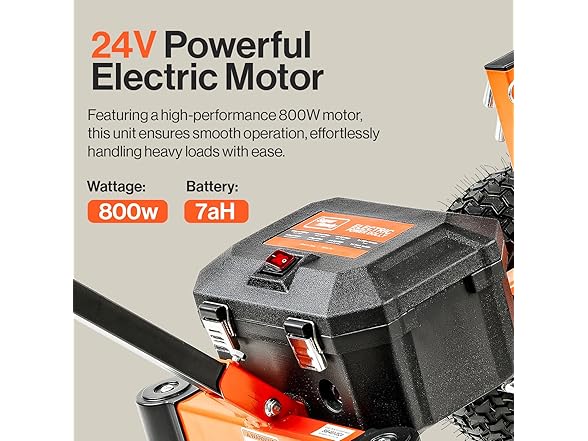 SuperHandy GUO092-VN 4 Wheel Electric Power Dolly