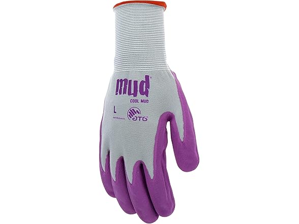MUD 022 Cool, Nitrile Coated Gloves, Mountain Lilac