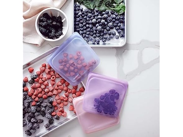 Stasher Premium Silicone Reusable Food Storage