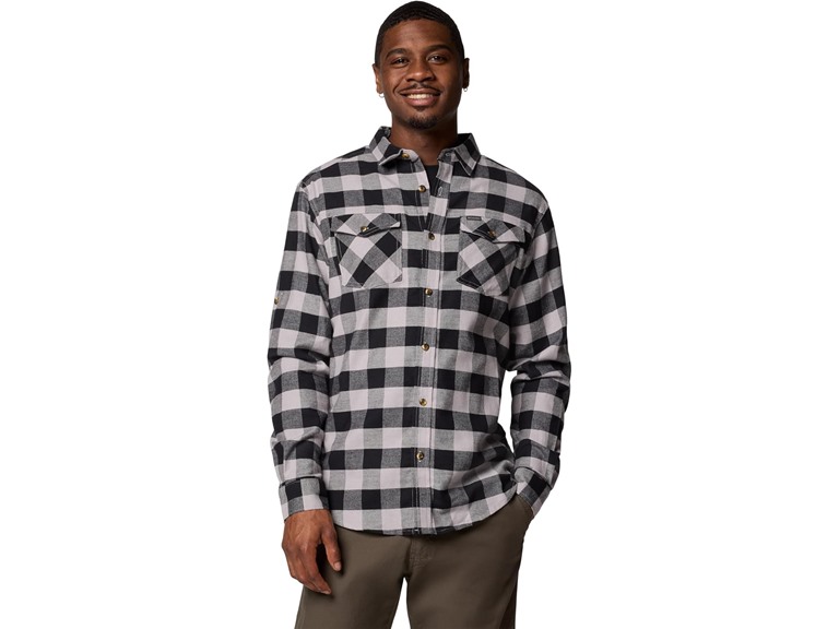 Columbia Men's Bearmouth Springs Roll Up Long Sleeve Flannel Shirt