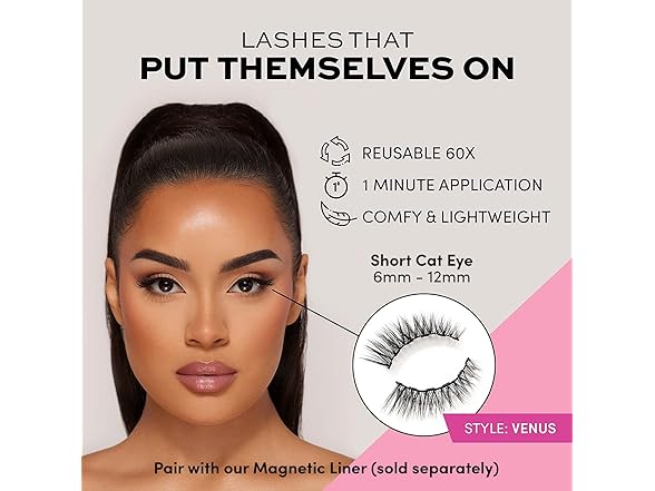 Glamnetic Magnetic Eyelashes - Venus