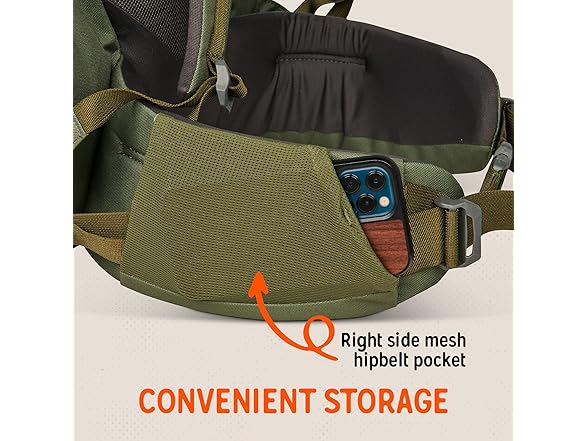Kelty Asher Backpack (65L Winter Moss)