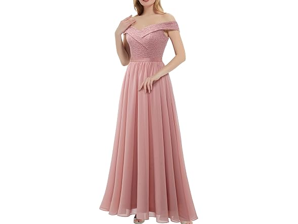 Daisyaner Women (XL) Off Shoulder V-Neck Party