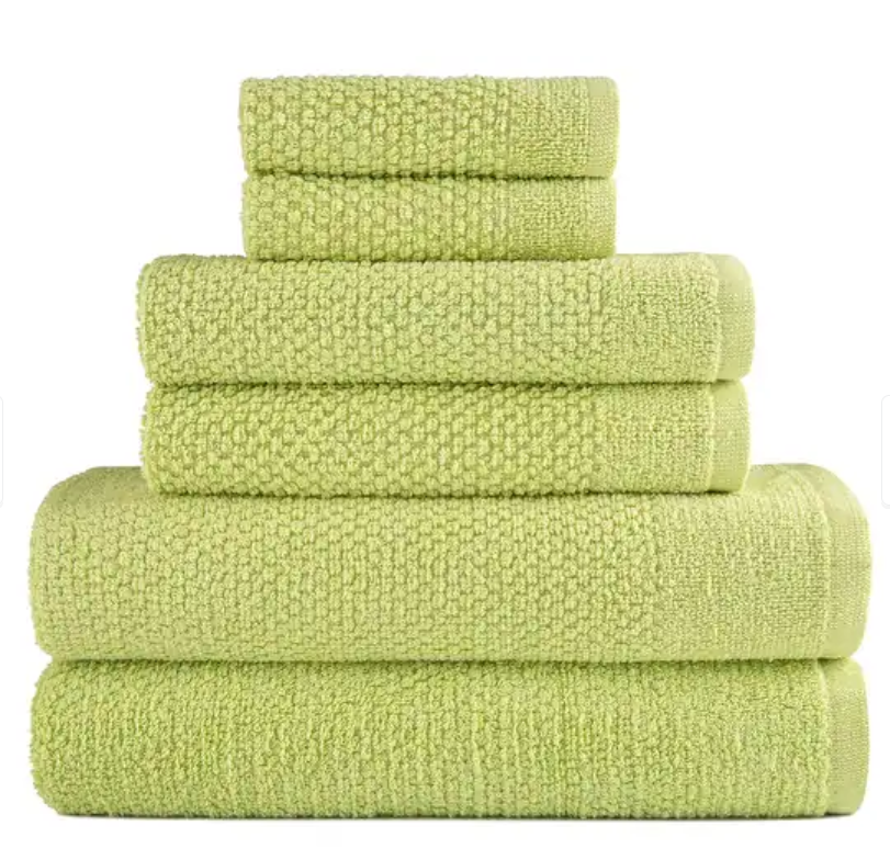 Dan River Popcorn Cotton Bath Towel Sets - Gallery 7