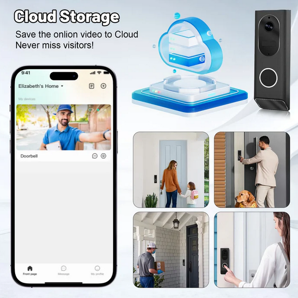 eco4life S7 Smart Video Doorbell Camera (2.4G) - Gallery 11