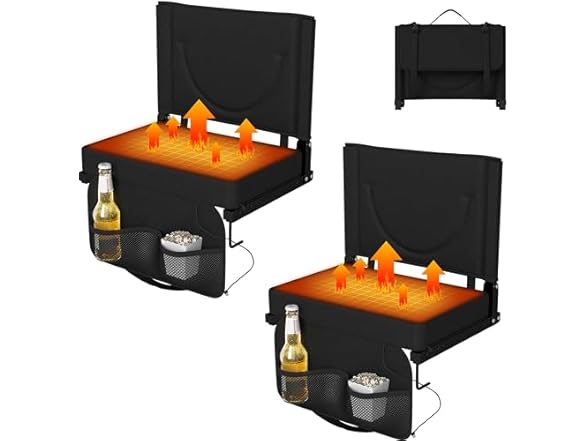 KROFEM Heated Stadium Seats | 1 & 2 Packs