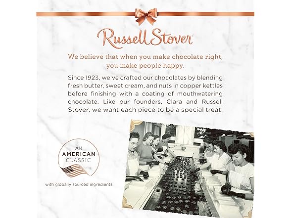 Russell Stover Assorted Caramels Choc 9o