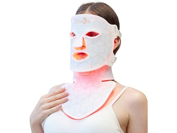 LED Red Light Therapy Face Mask & Neck