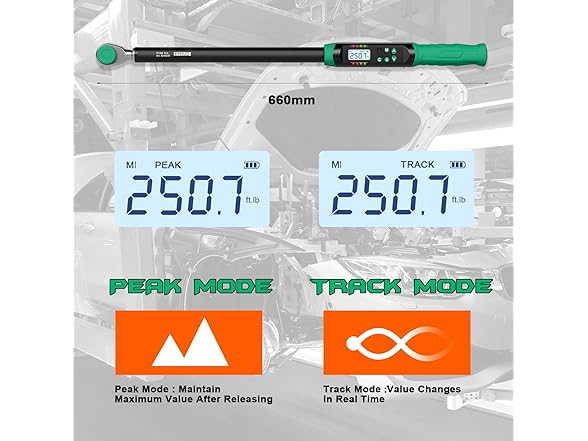 KOEORWS 1/2 Inch Drive Digital Torque