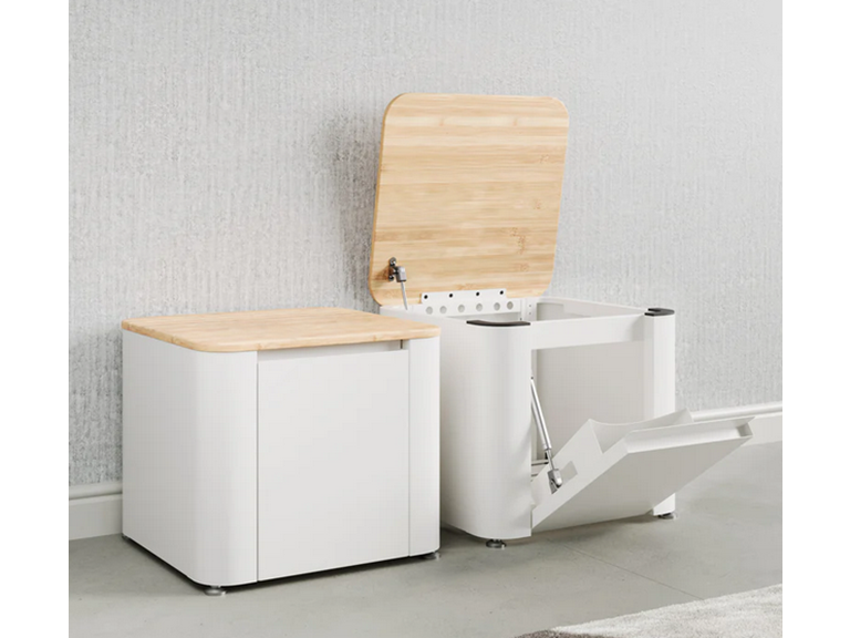 Everest EBK1TBKW Everest BENCH METAL STORAGE White