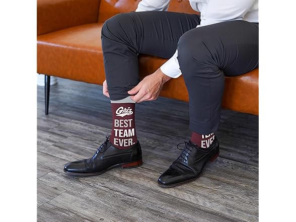 For Bare Feet NCAA Best Team Crew Sock