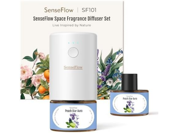 SenseFlow 1.02 Fl Oz Smart Essential Oil Diffuser